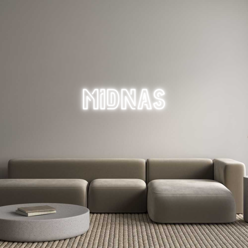 Custom Neon Sign Online Editor MIDNAS