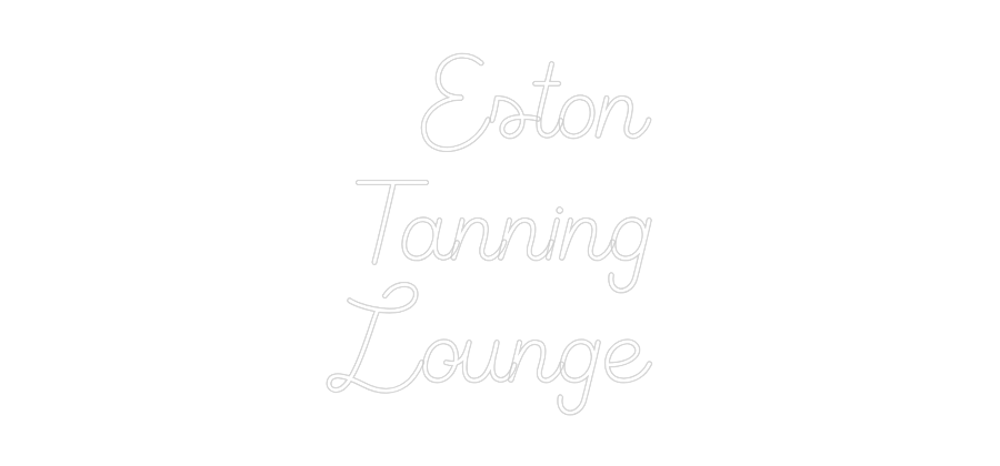 Custom Neon Sign Online Editor Eston 
Tanni...