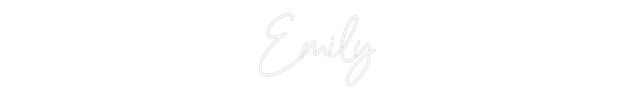 Custom Neon Sign Online Editor Emily