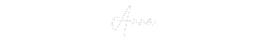 Custom Neon Sign Online Editor Anna