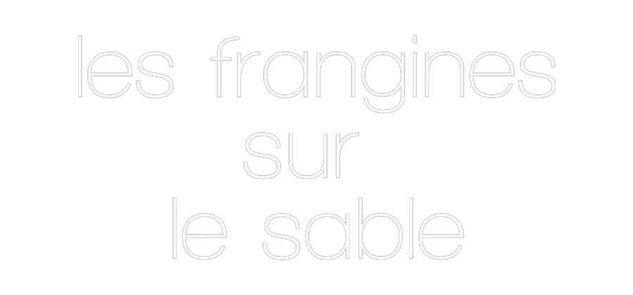 Custom Neon Sign Online Editor les frangines...