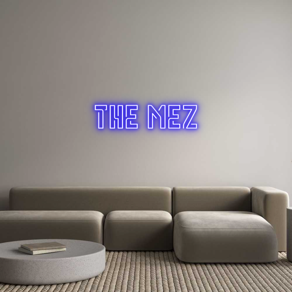 Custom Neon Sign Online Editor THE MEZ