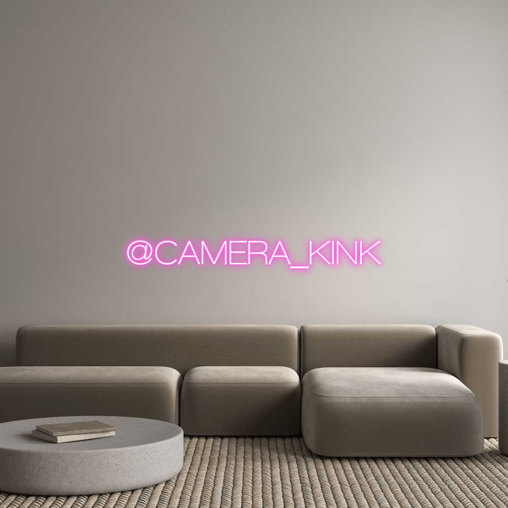 Custom Neon Sign Online Editor @CAMERA_KINK - Planet Neon