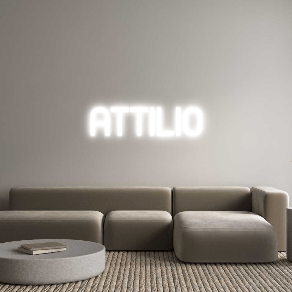 Custom Neon Sign Online Editor ATTILIO - Planet Neon