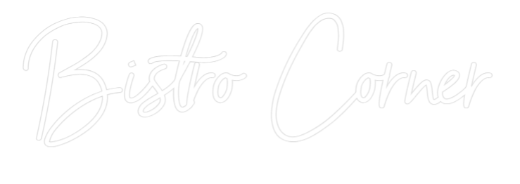 Custom Neon Sign Online Editor Bistro Corner - Planet Neon