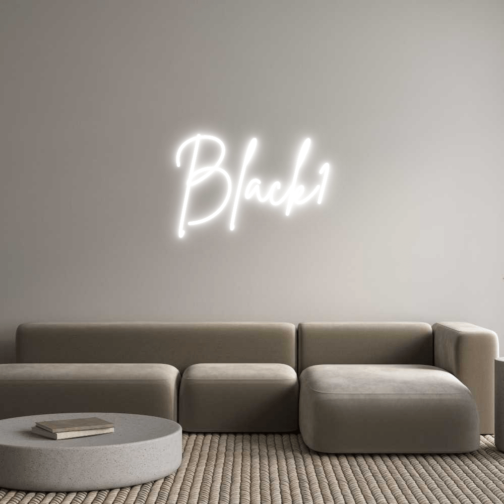 Custom Neon Sign Online Editor Black1 - Planet Neon