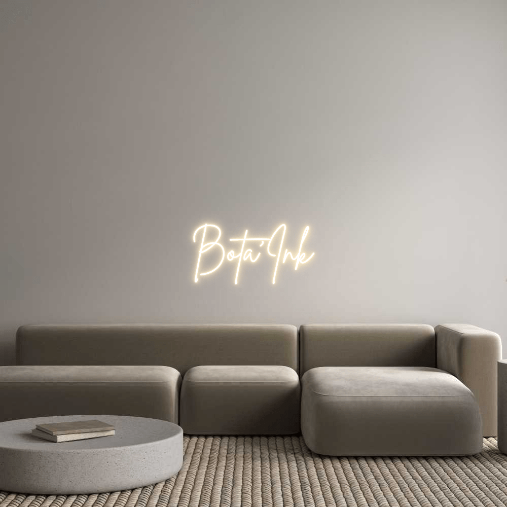 Custom Neon Sign Online Editor Bota’Ink - Planet Neon
