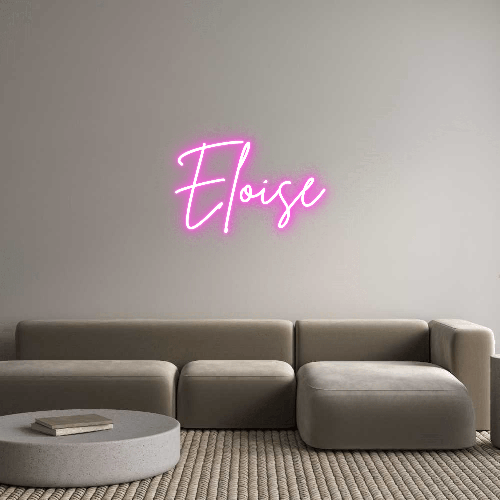 Custom Neon Sign Online Editor Eloise - Planet Neon
