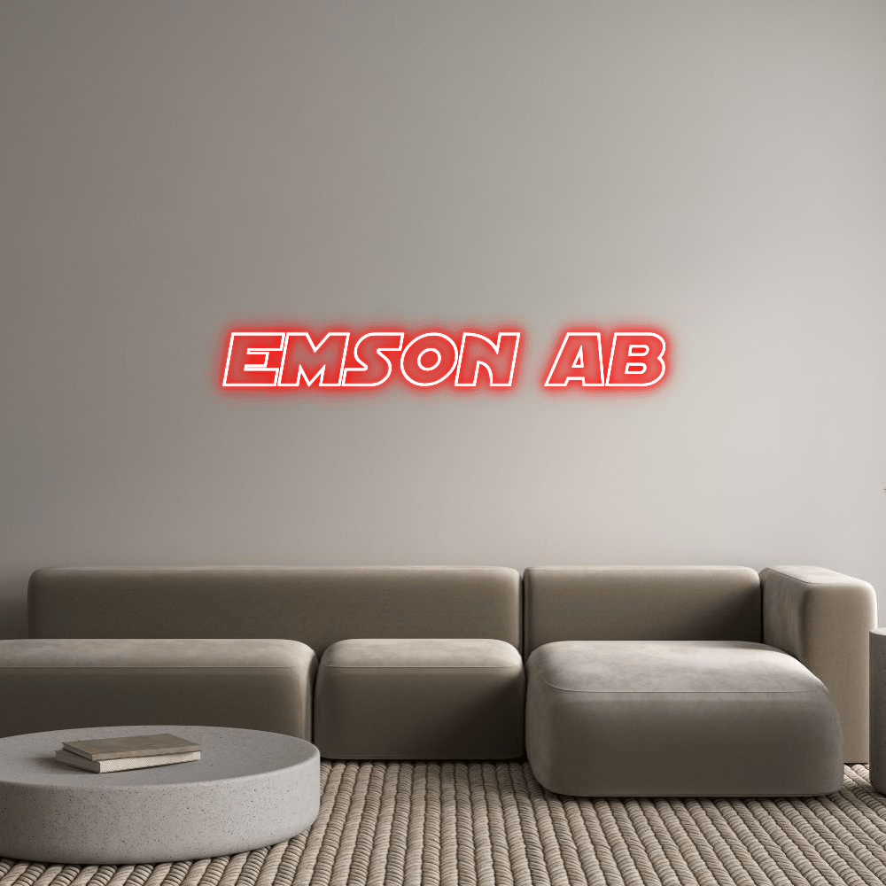 Custom Neon Sign Online Editor EMSON AB - Planet Neon