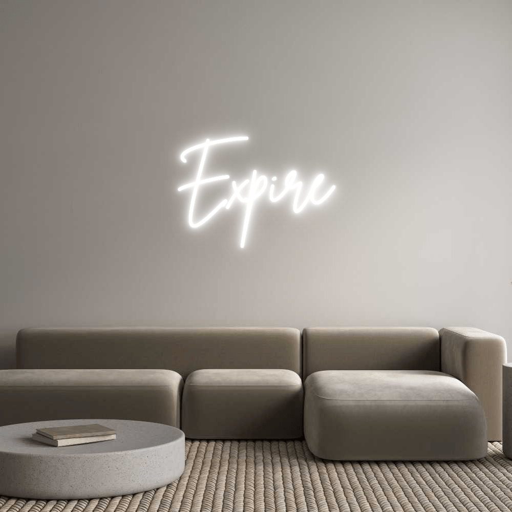 Custom Neon Sign Online Editor Expire - Planet Neon
