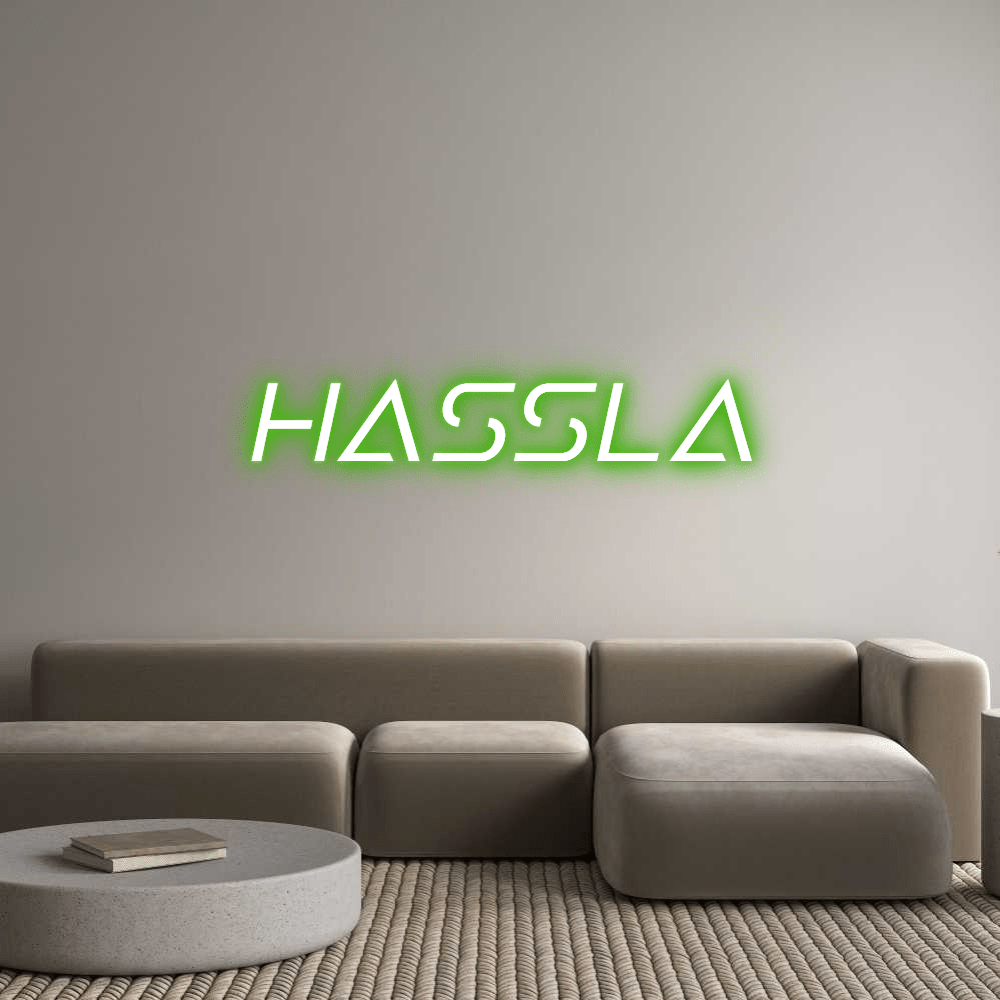 Custom Neon Sign Online Editor HASSLA - Planet Neon