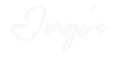 Custom Neon Sign Online Editor Jorge's - Planet Neon