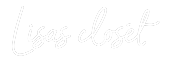 Custom Neon Sign Online Editor Lisas closet - Planet Neon
