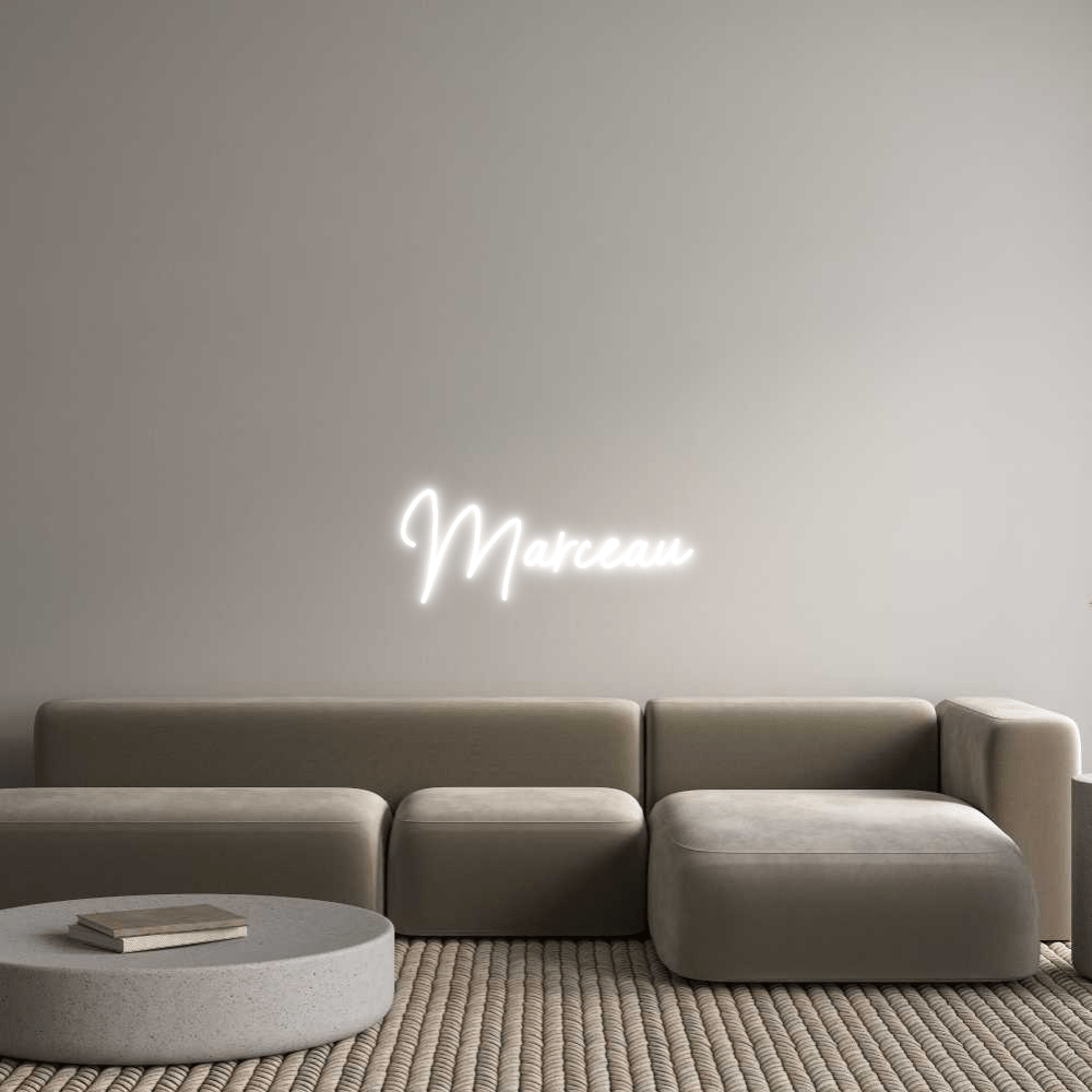 Custom Neon Sign Online Editor Marceau - Planet Neon