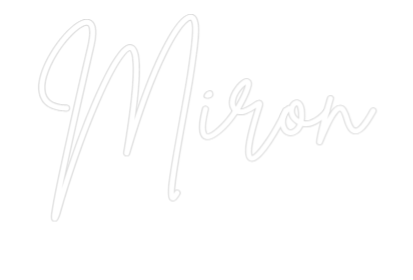 Custom Neon Sign Online Editor Miron - Planet Neon