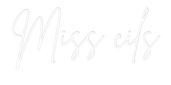Custom Neon Sign Online Editor Miss cils - Planet Neon