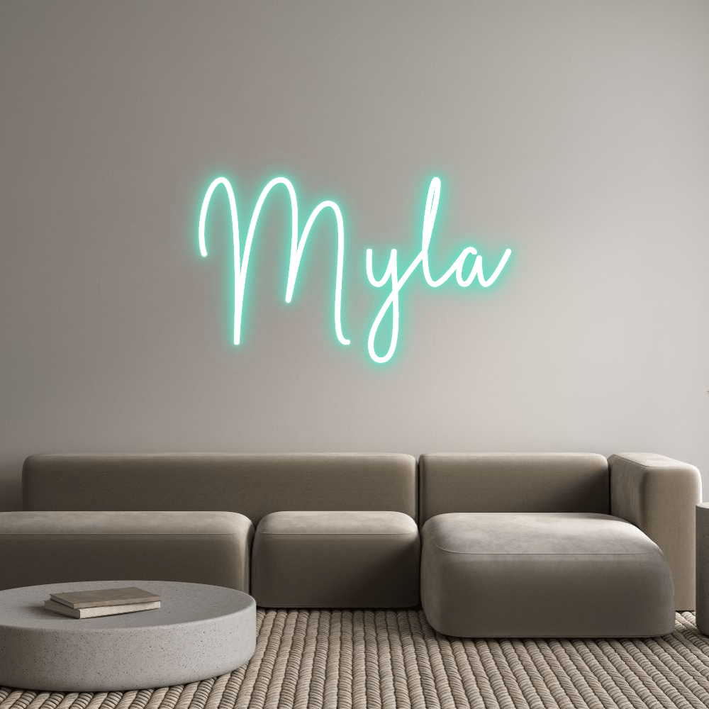 Custom Neon Sign Online Editor Myla - Planet Neon