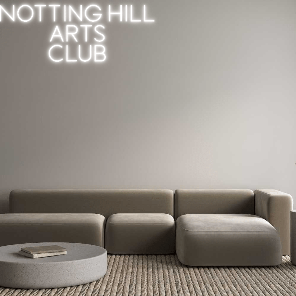 Custom Neon Sign Online Editor Notting Hill Ar... - Planet Neon