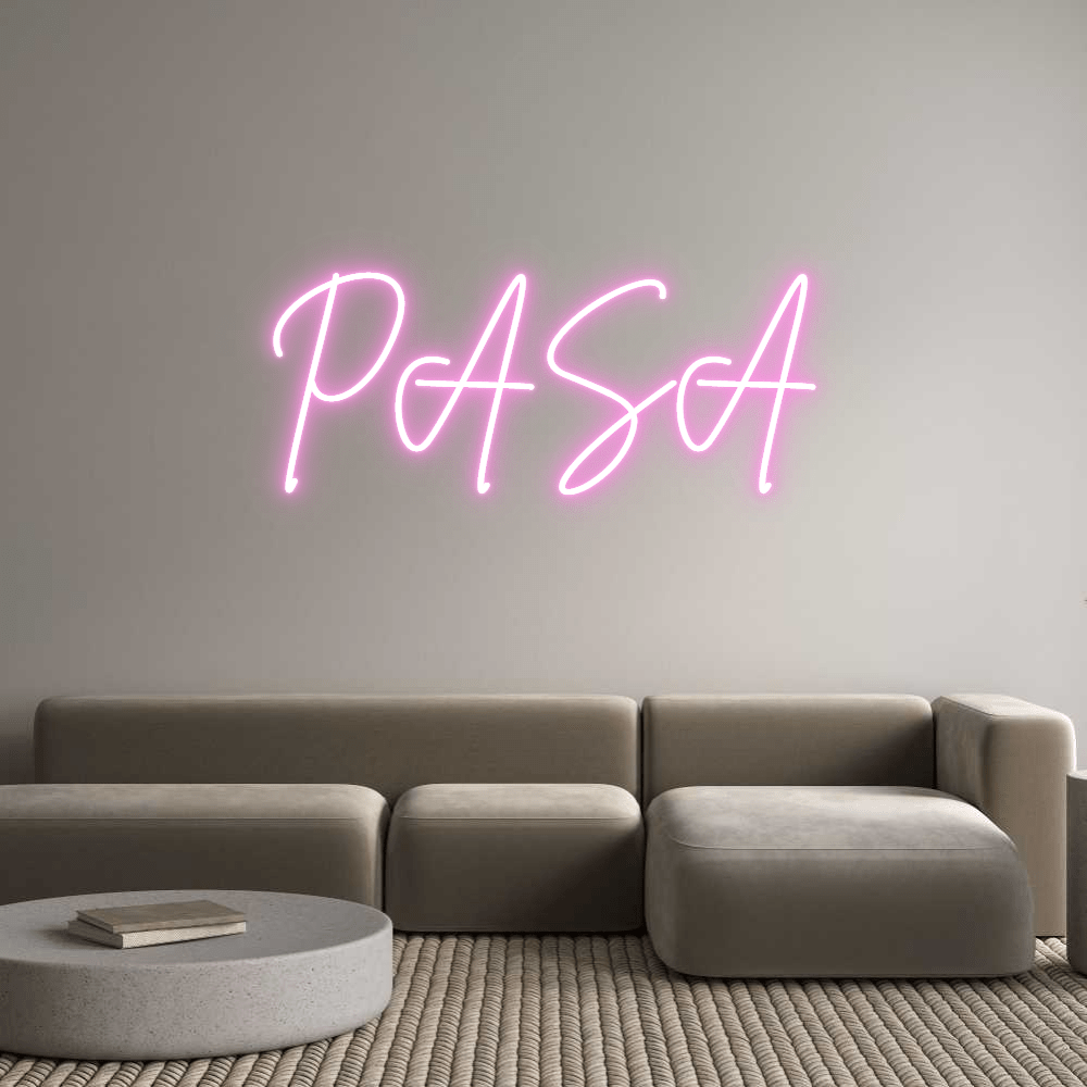 Custom Neon Sign Online Editor PASA - Planet Neon