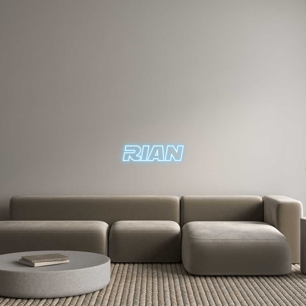 Custom Neon Sign Online Editor Rian - Planet Neon