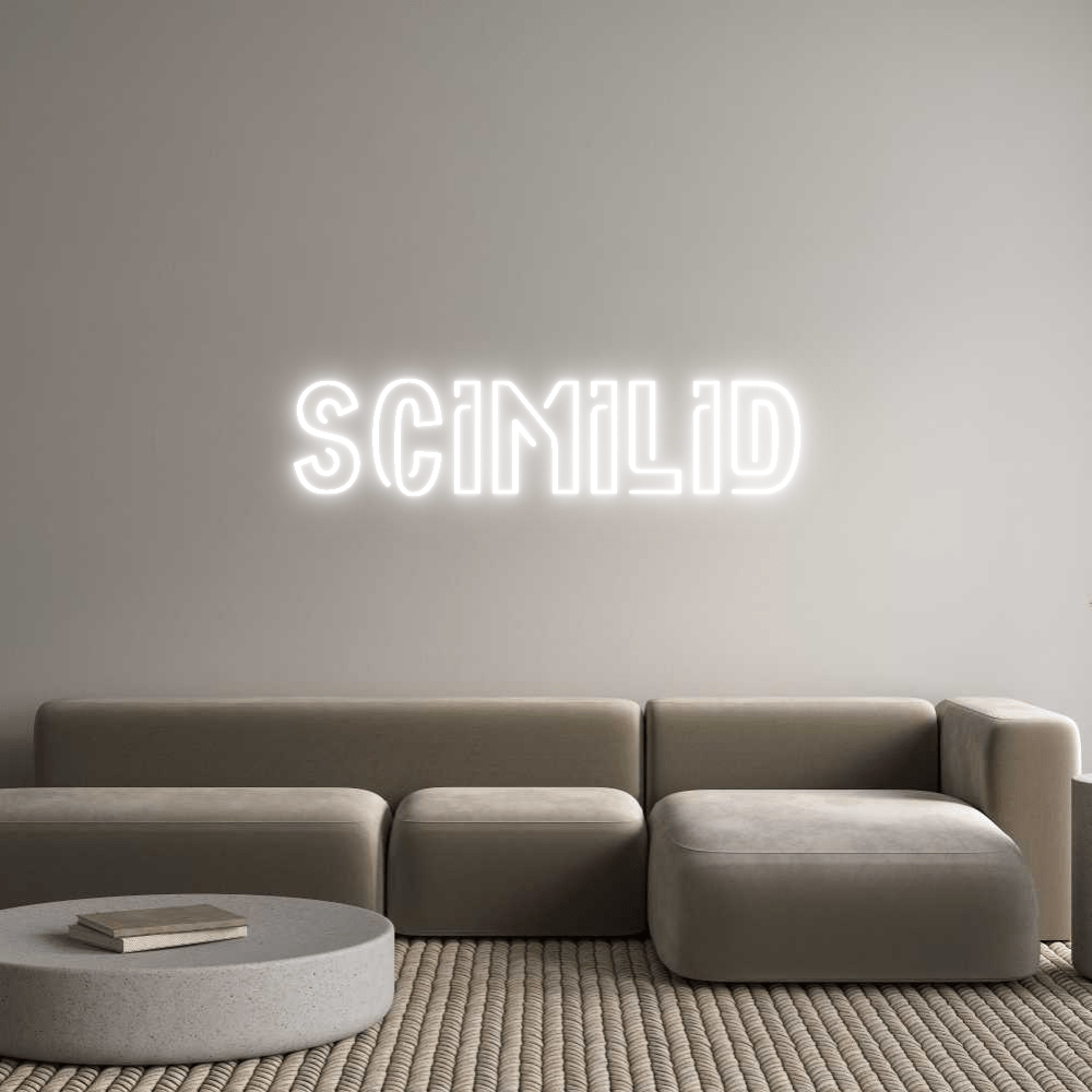 Custom Neon Sign Online Editor Scimilid - Planet Neon