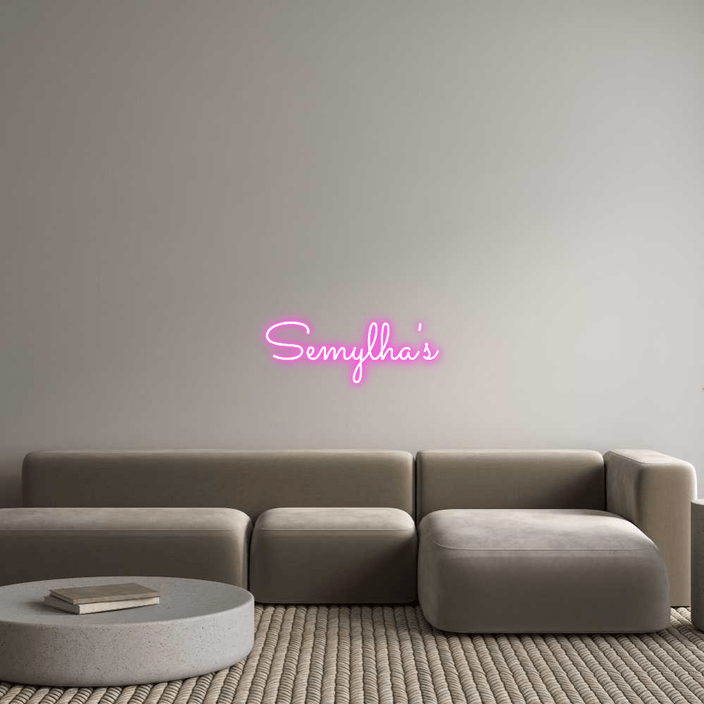 Custom Neon Sign Online Editor Semylha's - Planet Neon