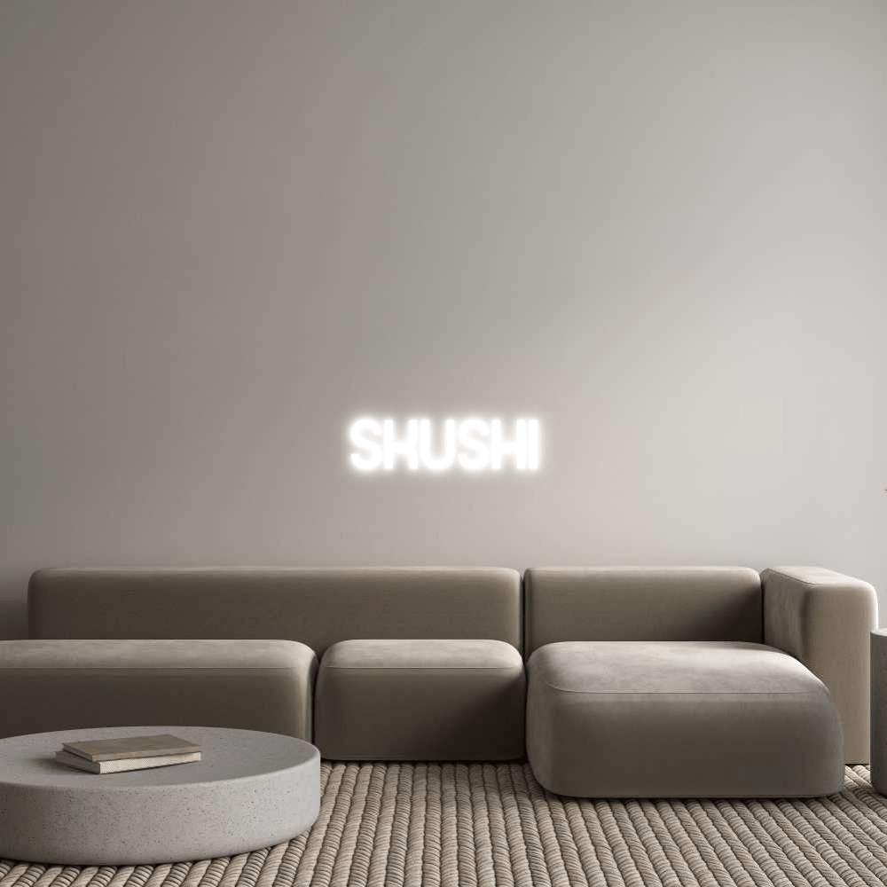 Custom Neon Sign Online Editor SKUSHI - Planet Neon