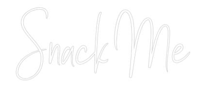 Custom Neon Sign Online Editor Snack Me - Planet Neon