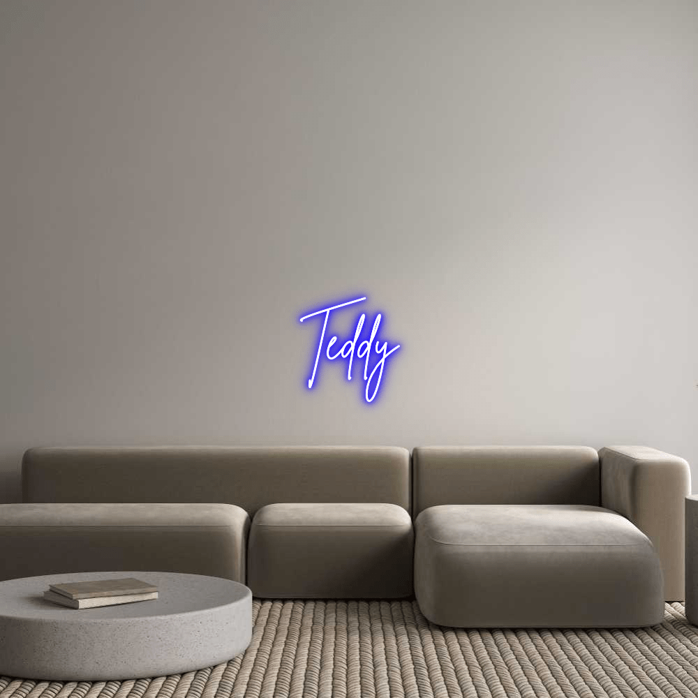 Custom Neon Sign Online Editor Teddy - Planet Neon