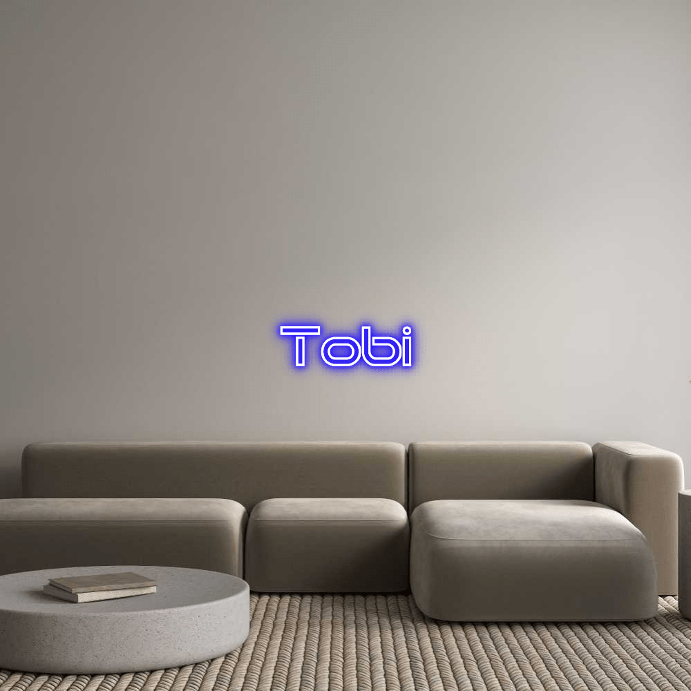 Custom Neon Sign Online Editor Tobi - Planet Neon
