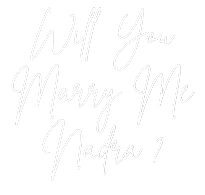 Custom Neon Sign Online Editor Will You Marry... - Planet Neon