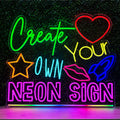 علامة نيون مخصصة - محرر عبر الإنترنت - صنع في لندن - إنشاء LED NEON LIGHT