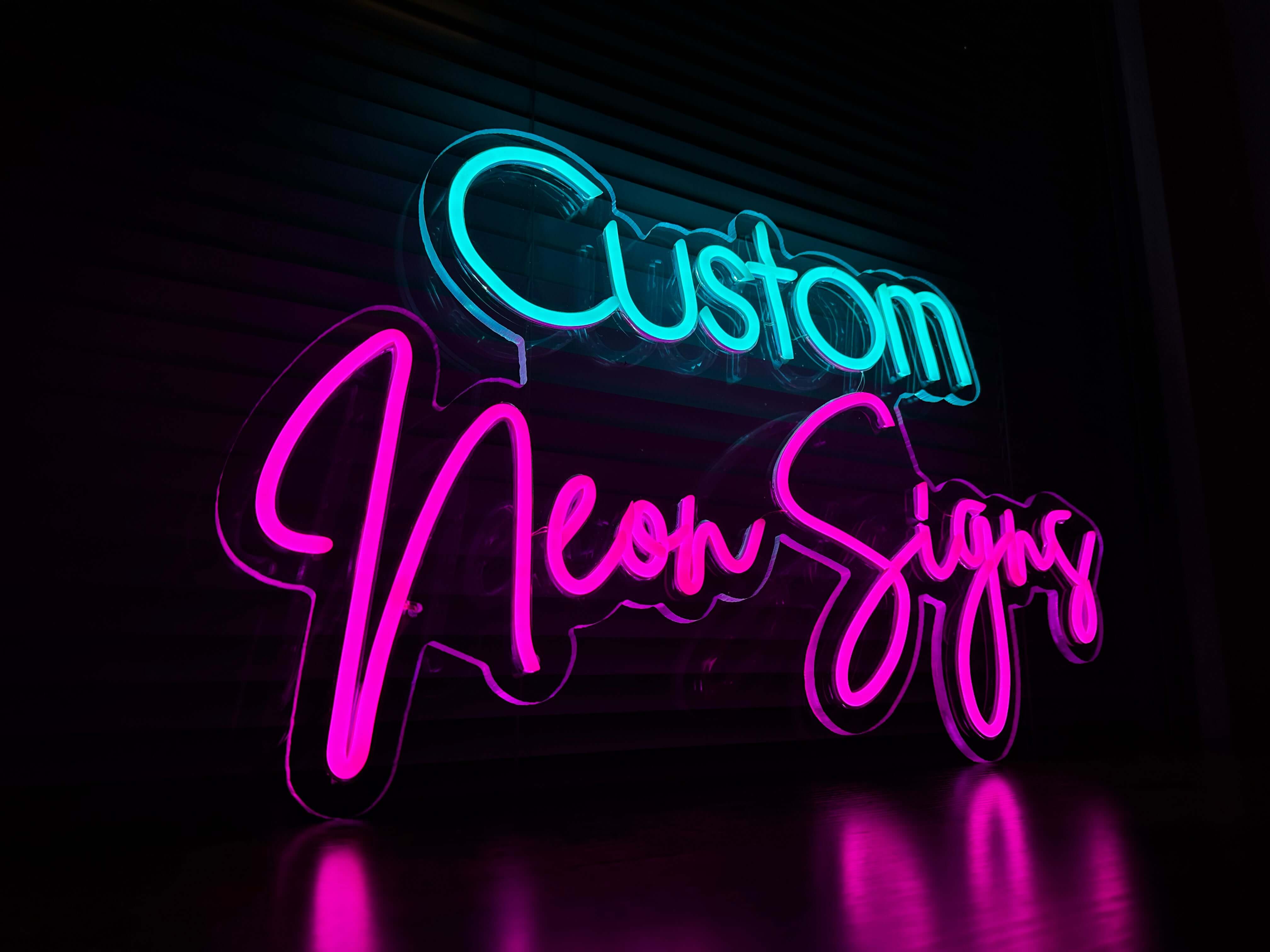 Custom Neon Signs - Online Builder - Made in London - Create Your LED Neon Light