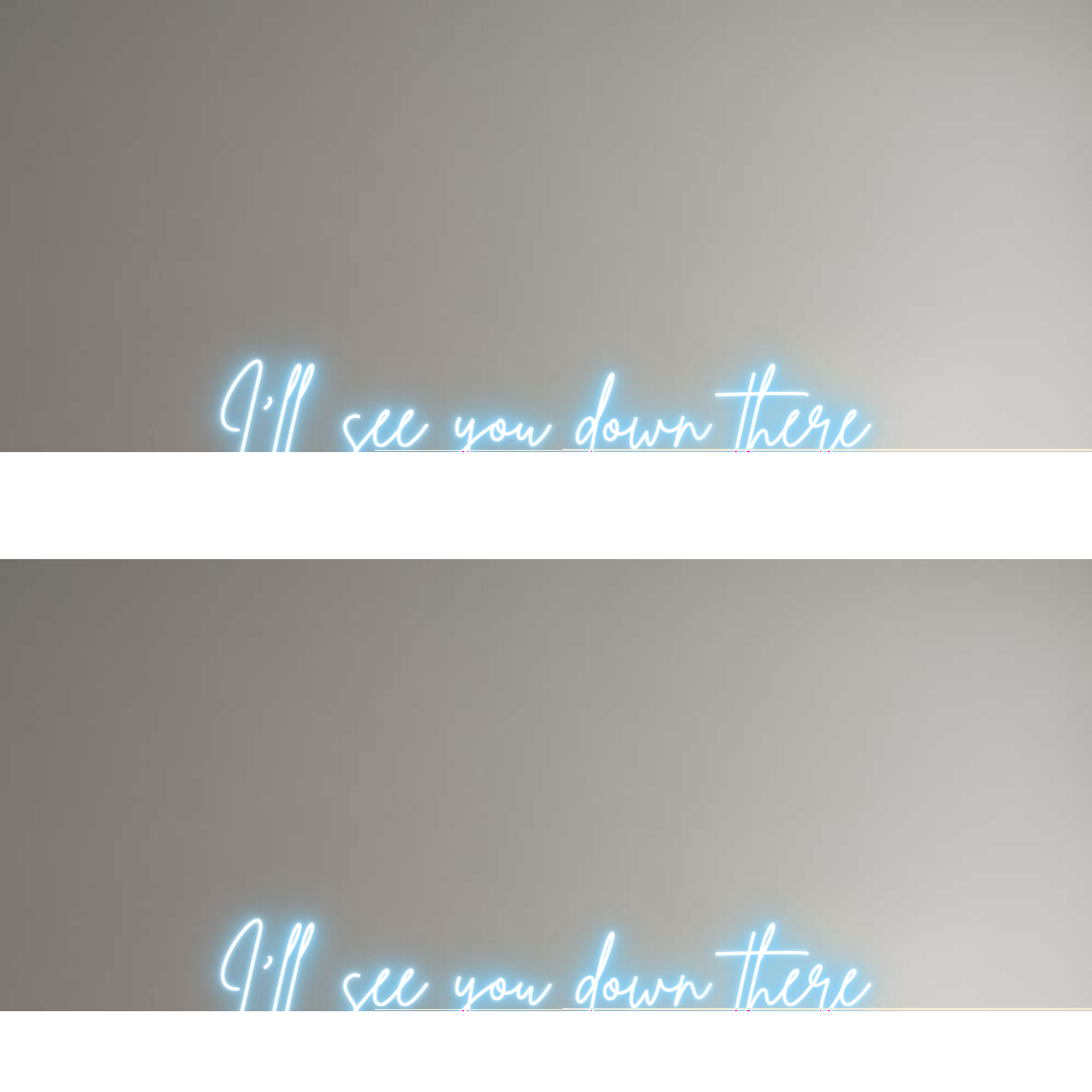 Editor online di insegne al neon personalizzate Ci vediamo...