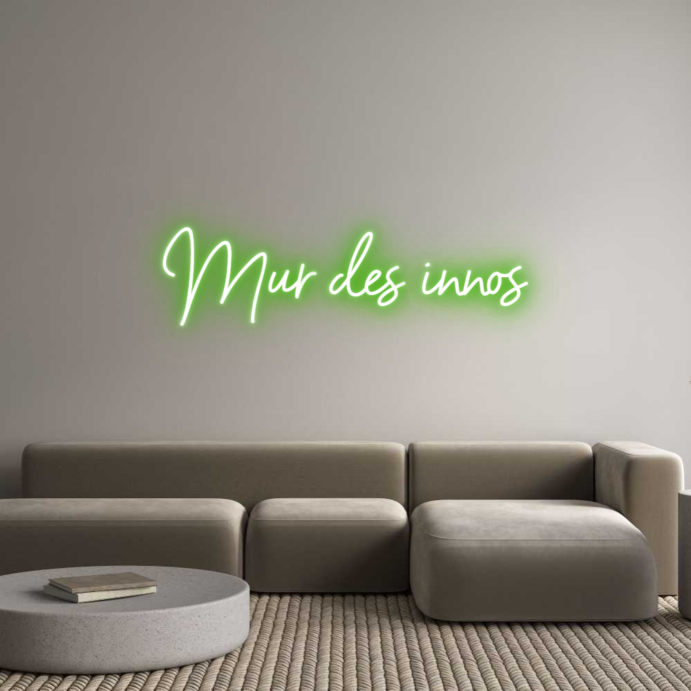 Custom Neon Sign Online Editor Mur des innos