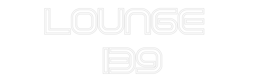 Editor online di insegne al neon personalizzate LOUNGE 
139