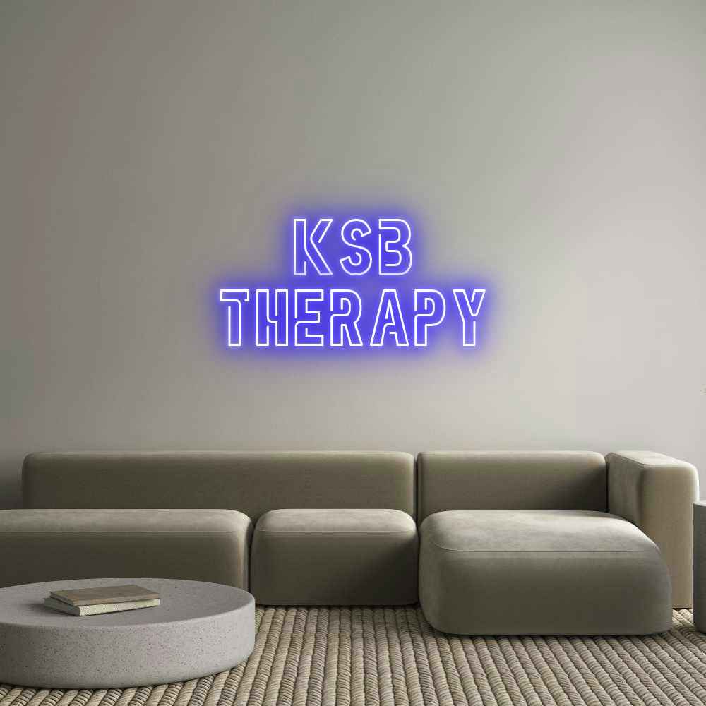 Custom Neon Sign Online Editor KSB
terapi