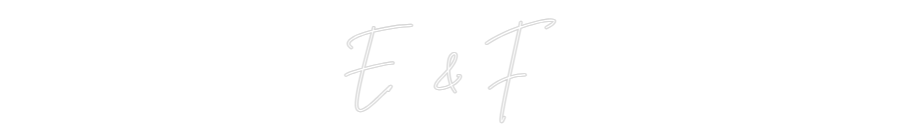 Custom Neon Sign Online Editor E & F