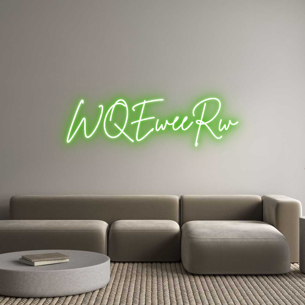 Custom Neon Sign Online Editor WQEweeRw