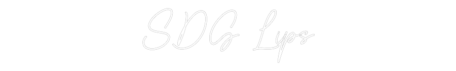 Editor online di insegne al neon personalizzate SDG Lips