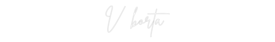Custom Neon Sign Online Editor V borta