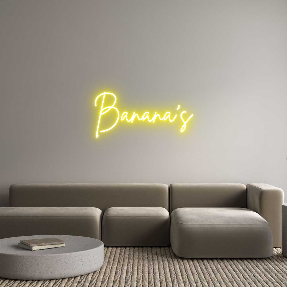 Custom Neon Sign Online Editor Banana's
