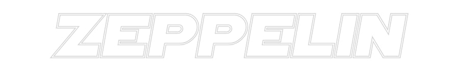 Custom Neon Sign Online Editor Zeppelin