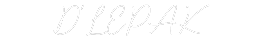 Custom Neon Sign Online Editor D'LEPAK