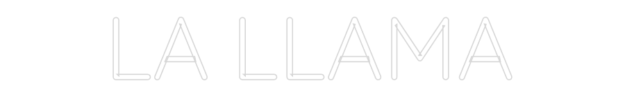 Custom Neon Sign Online Editor LA LLAMA
