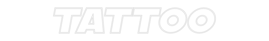Custom Neon Sign Online Editor tatuering