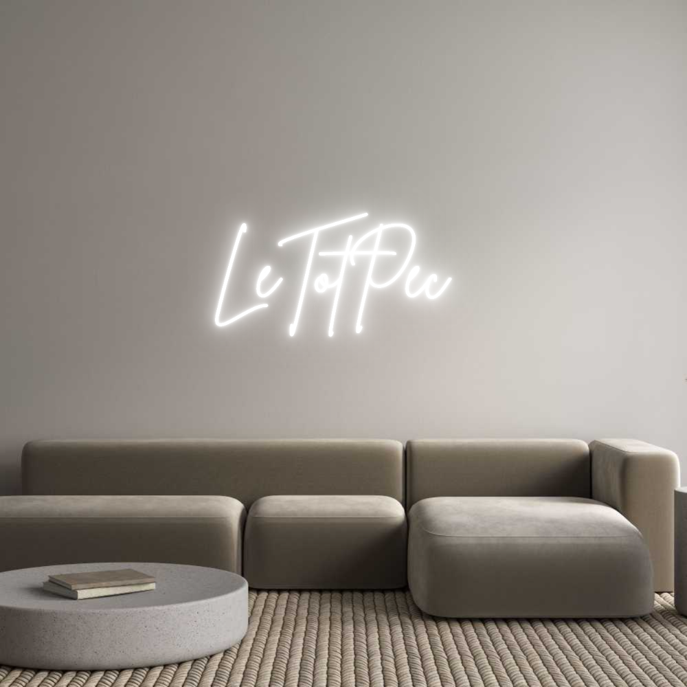 Custom Neon Sign Online Editor LeTotPec
