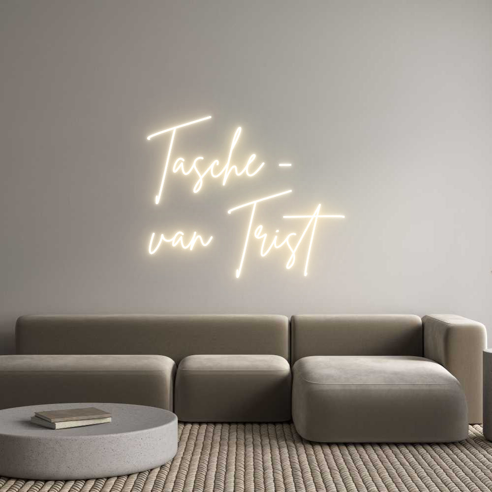 Custom Neon Sign Online Editor Tasche -
van...