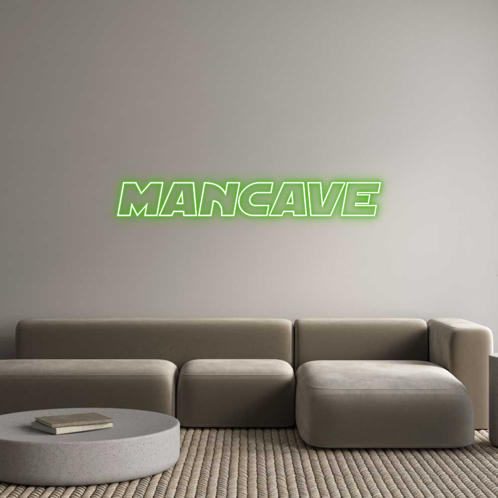 Custom Neon Sign Online Editor MANCAVE
