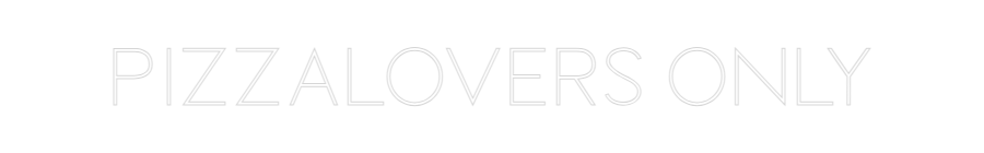 Custom Neon Sign Online Editor PIZZALOVERS O...